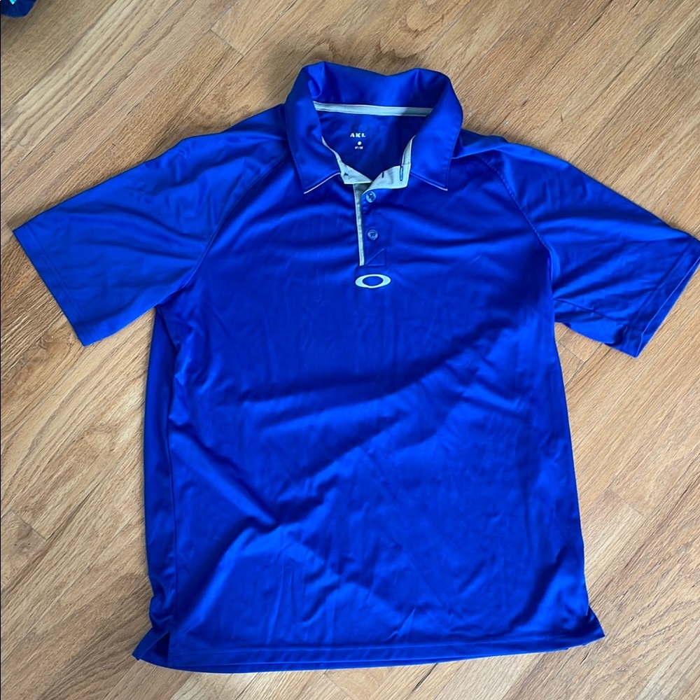 Oakley Men's Blue Polo Shirt